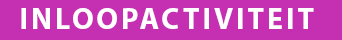 inloopactiviteit